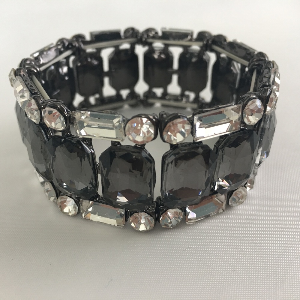 Bracelet - Black Gray / Grey White